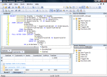 SQL editor environment